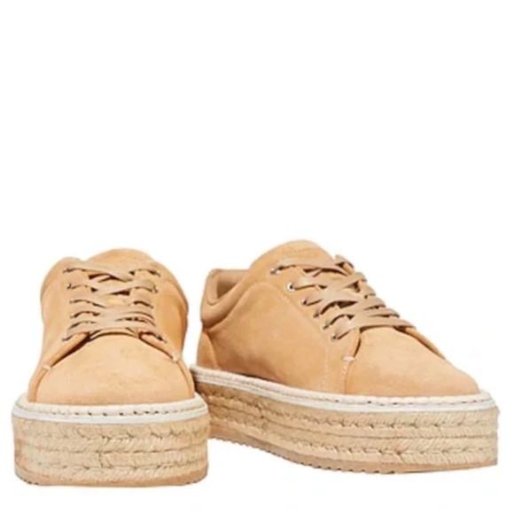 Rag & Bone Kent Platform Leather Espadrille Sneaker - Picture 2 of 11